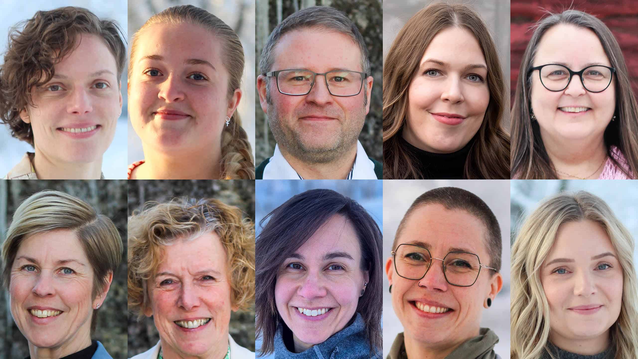 Collage med tio inflyttarlotsar.